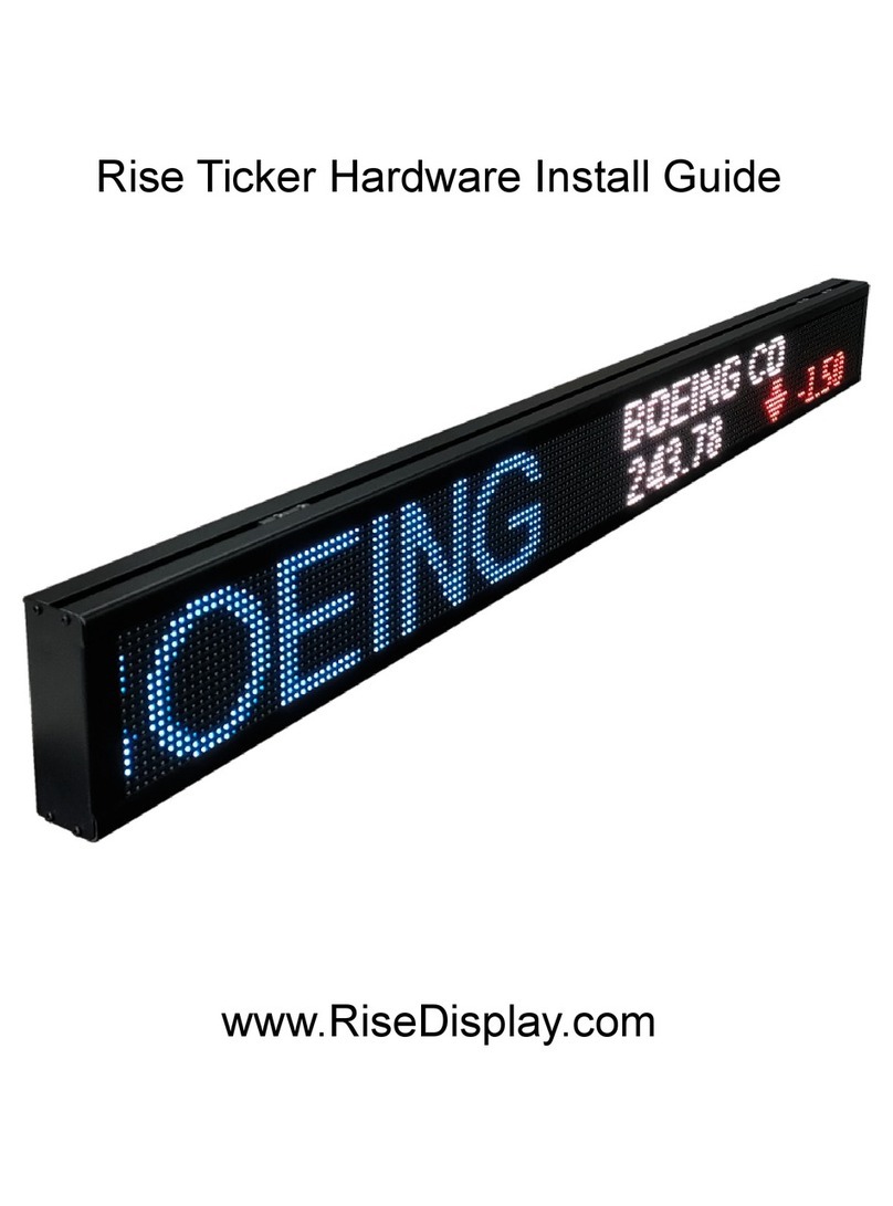 Rise Ticker Hardware install guide