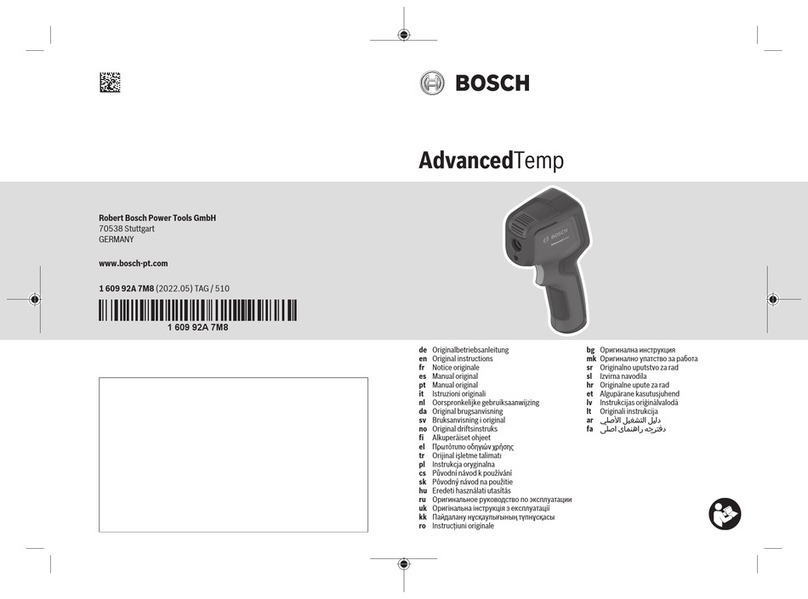 Bosch AdvancedTemp User manual
