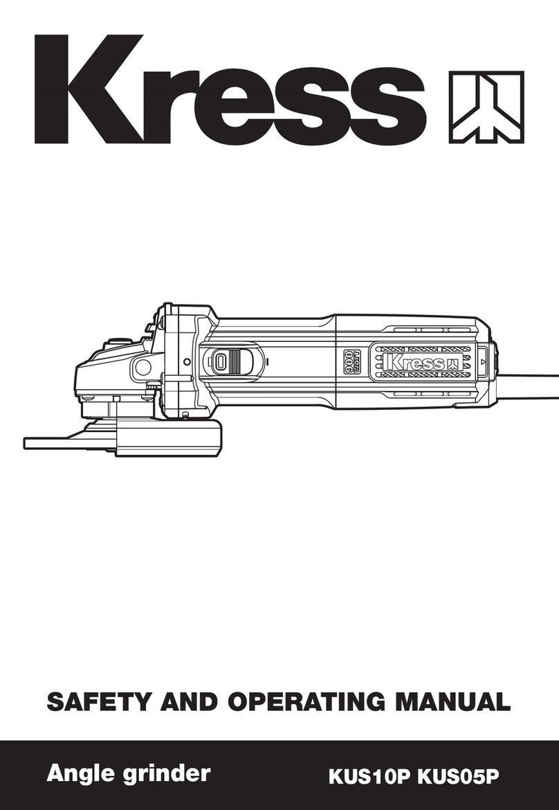 KRESS KUS05P Safety and operating manual