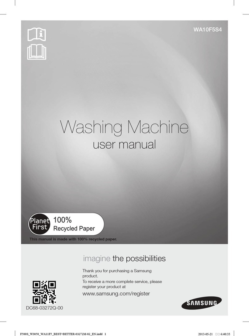 Samsung WA10F5S4 User manual