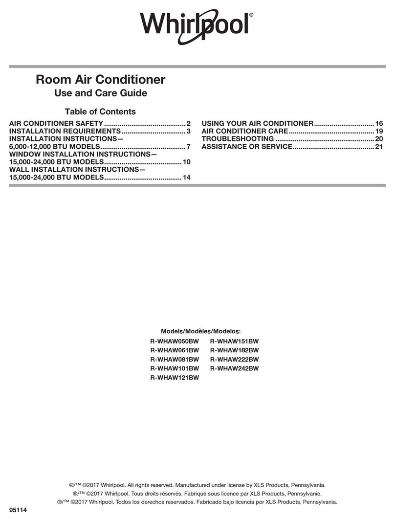 Whirlpool R-WHAW050BW User manual