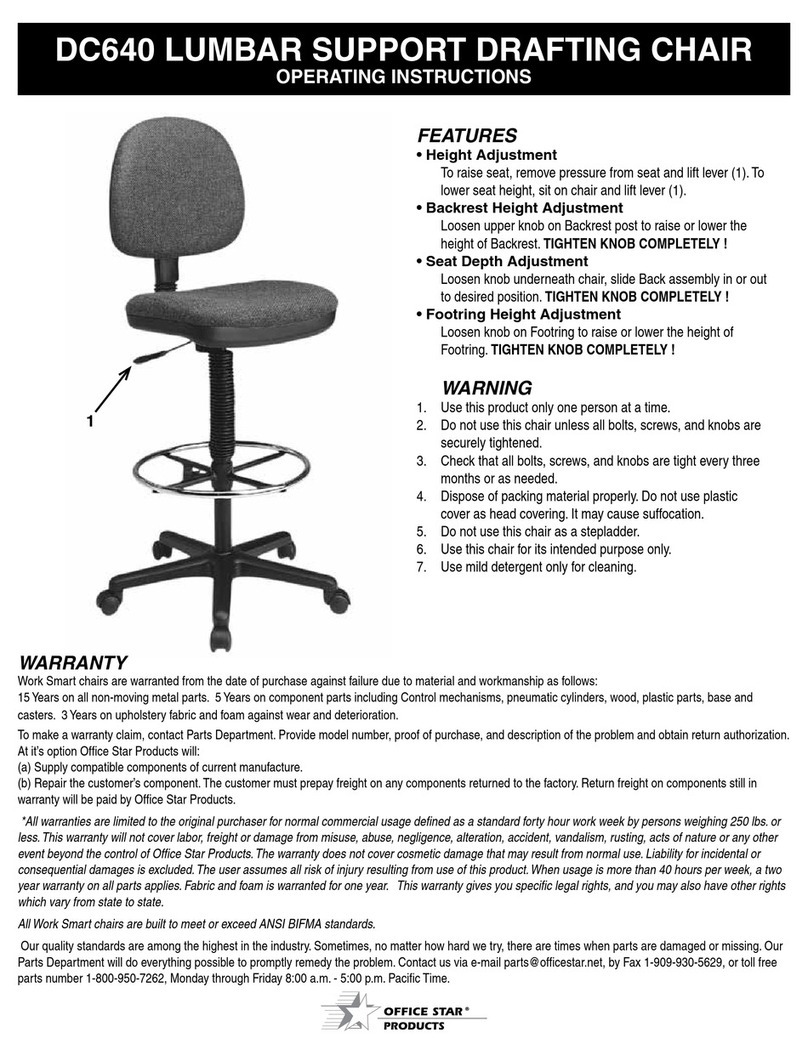 Office Star Products DC640 User manual