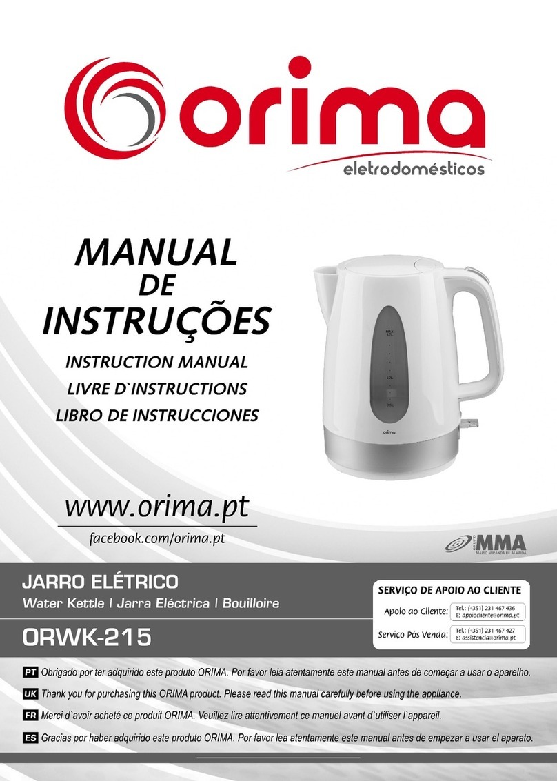 Orima ORWK-215 instruction manual