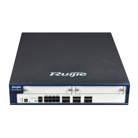 Ruijie RG-WS6816 Series Installation and operating manual