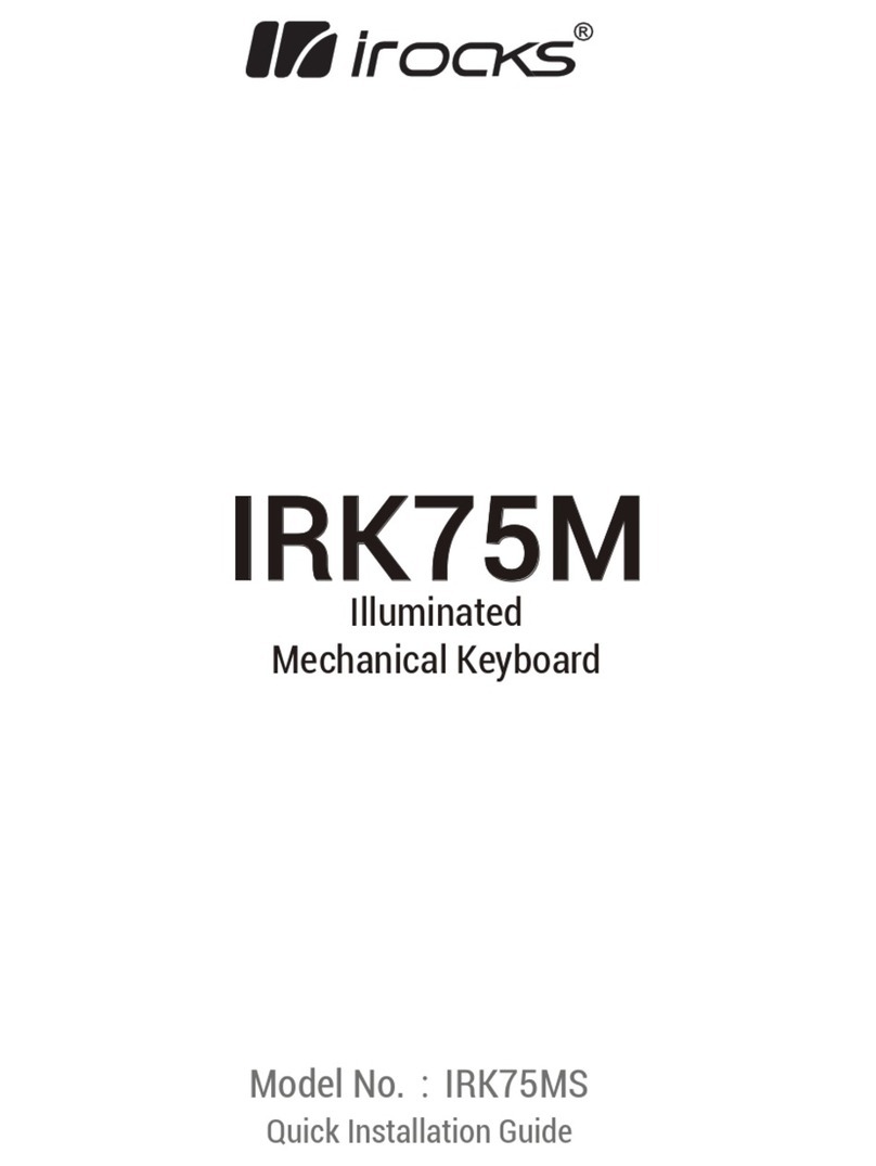 I-Rocks IRK75MS Quick installation guide