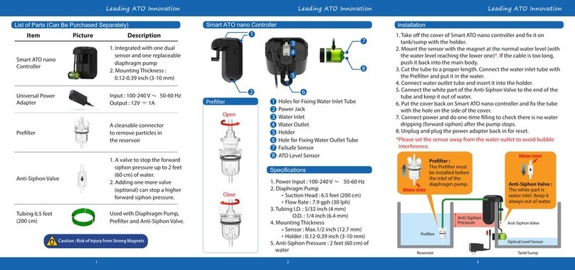 AutoAqua Smart ATO nano User manual AutoAqua Smart ATO nano User manual