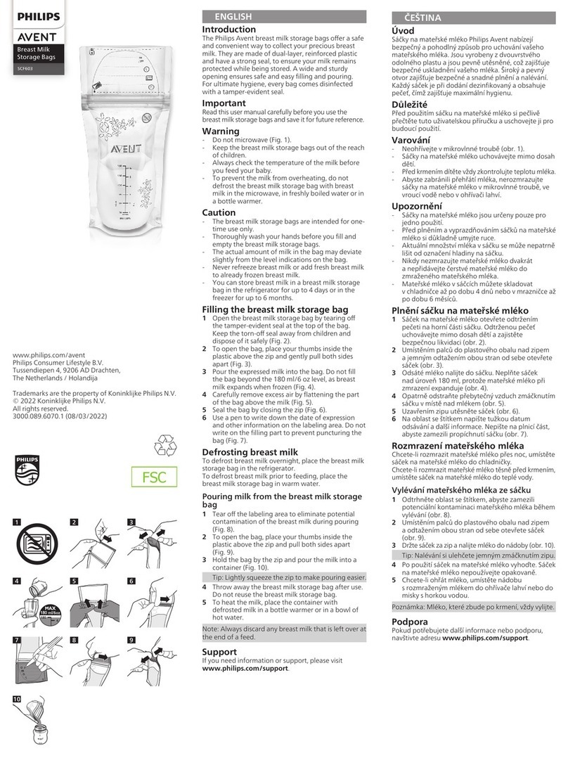 Philips AVENT SCF603 instructions
