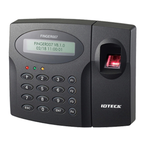 IDTECK FINGER007 Series troubleshooting guide
