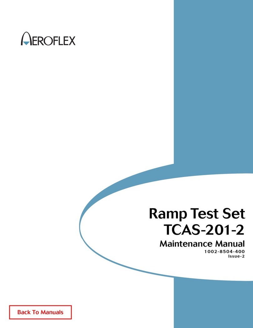 Aeroflex TCAS-201-2 Maintenance manual