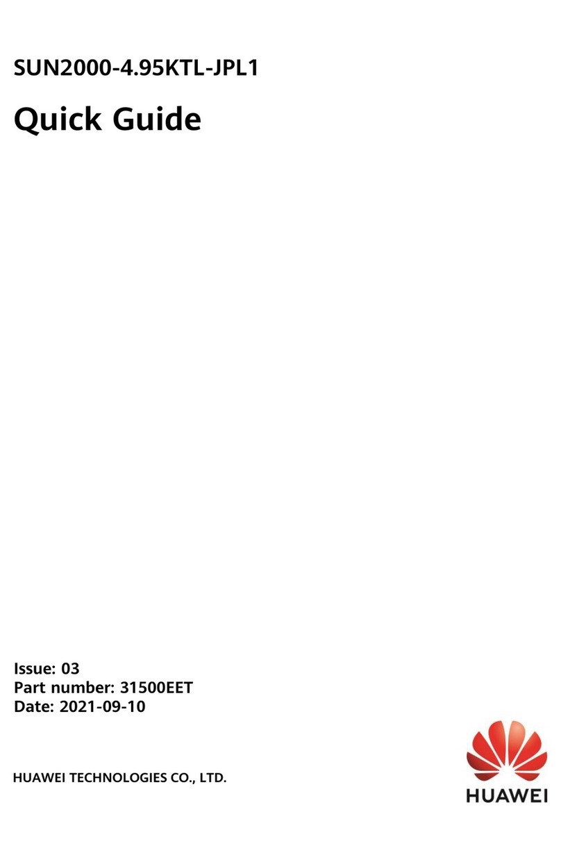 Huawei SUN2000-4.95KTL-JPL1 User manual