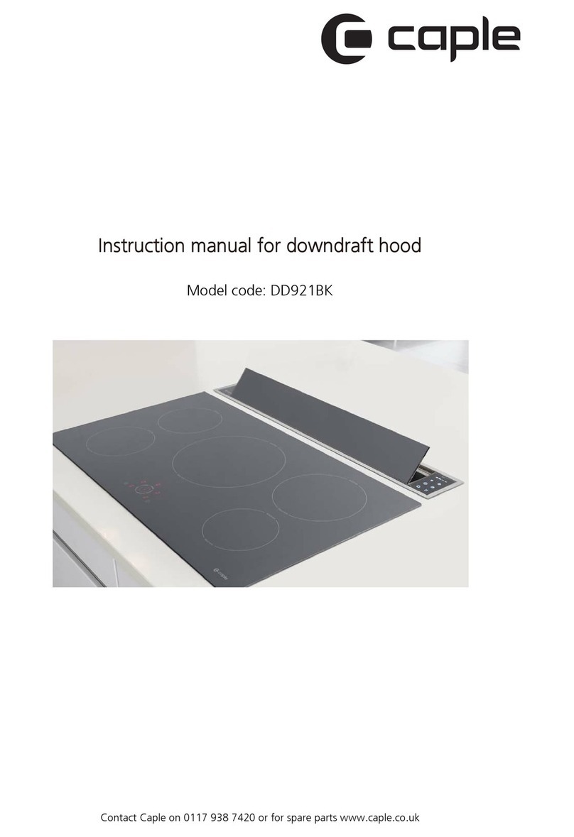 Caple DD921BK instruction manual