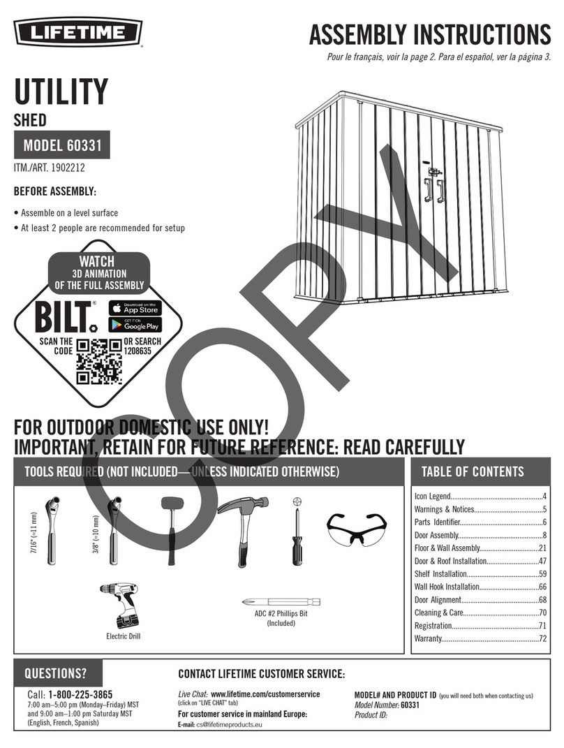 Lifestyle 60331 Assembly instructions