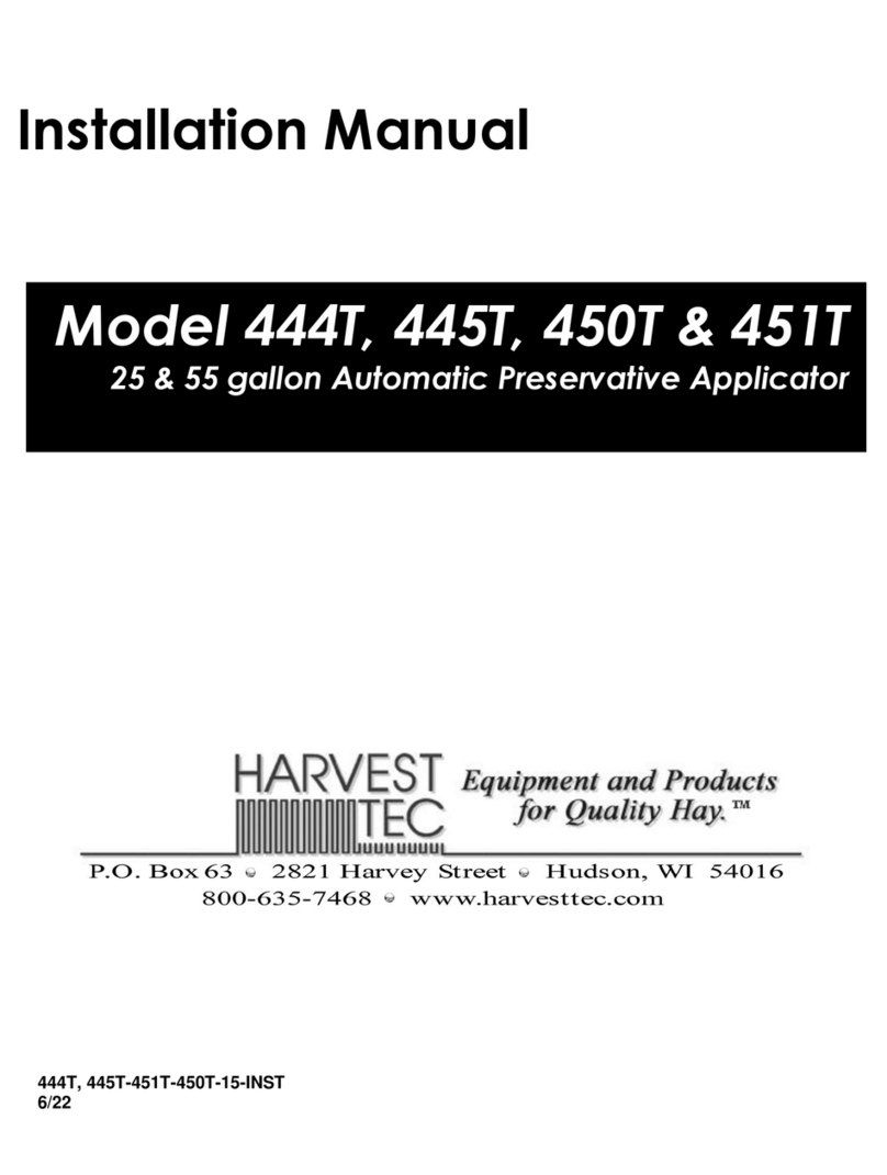 Harvest TEC 444T installation manual Harvest TEC 444T installation manual