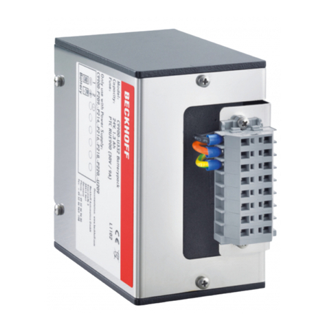 Beckhoff C9900-U332 User manual