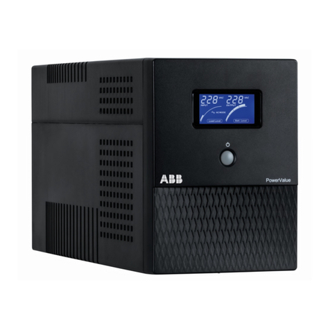 ABB PowerValue 11 LI Pro 600 VA User manual