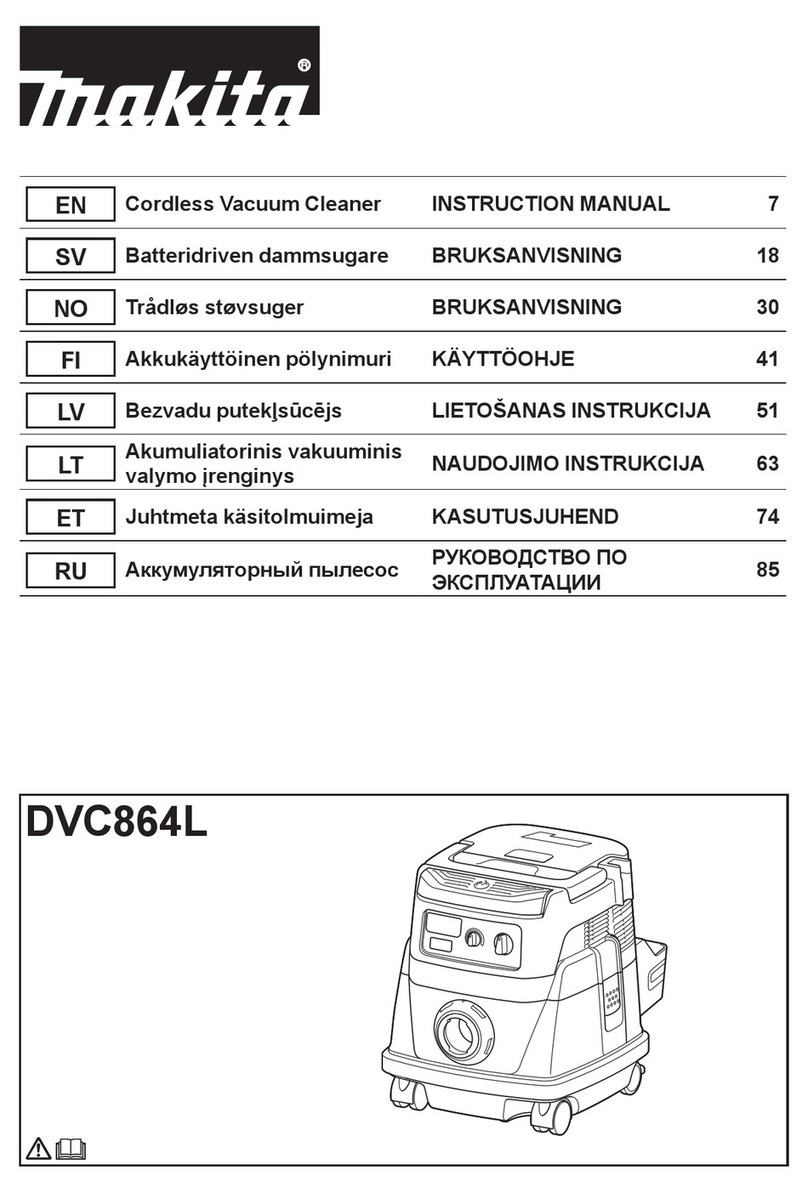 Makita DVC864L User manual