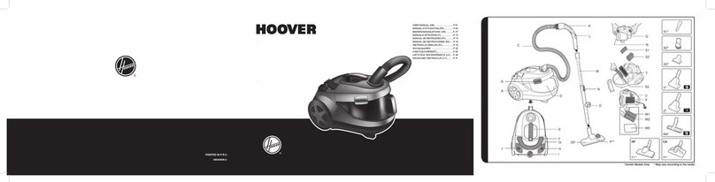Hoover HydroPower Series user manual