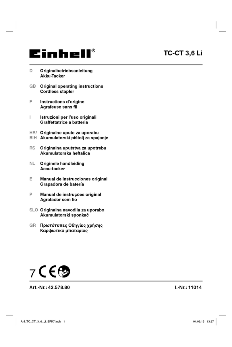 EINHELL TC-CT 3,6 Li User manual