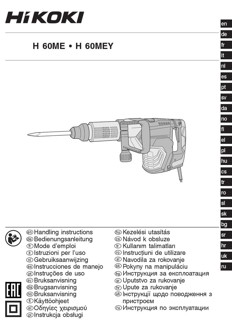 HIKOKI H 60ME User manual