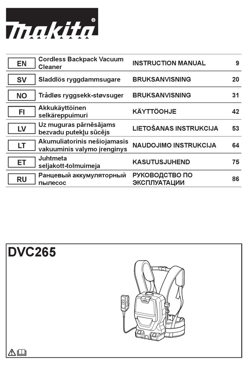 Makita DVC265 instruction manual