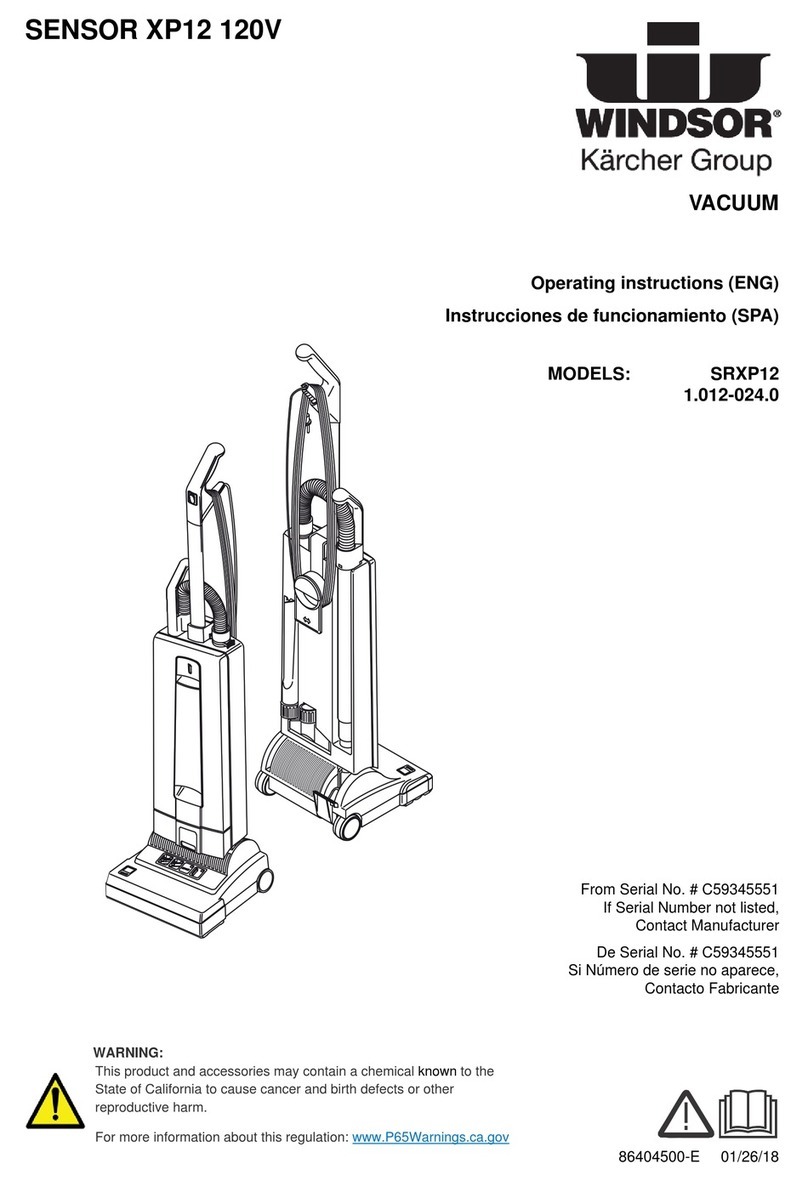 Windsor SRXP12 10120240 User manual