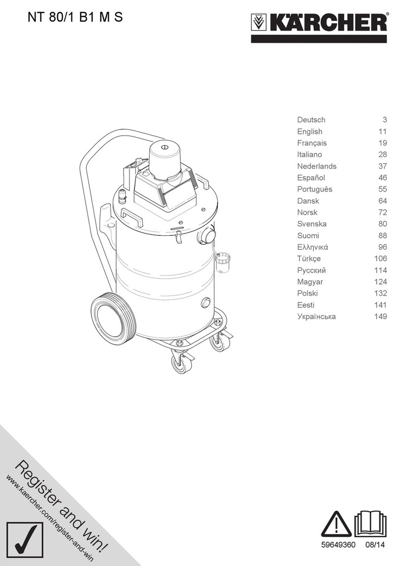 Kärcher NT 80/1 B1 M S User manual