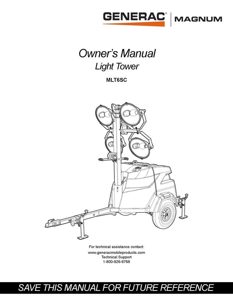 Generac Power Systems Magnum MLT6SC User manual