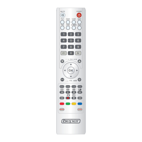 Beper URC8805 use instructions