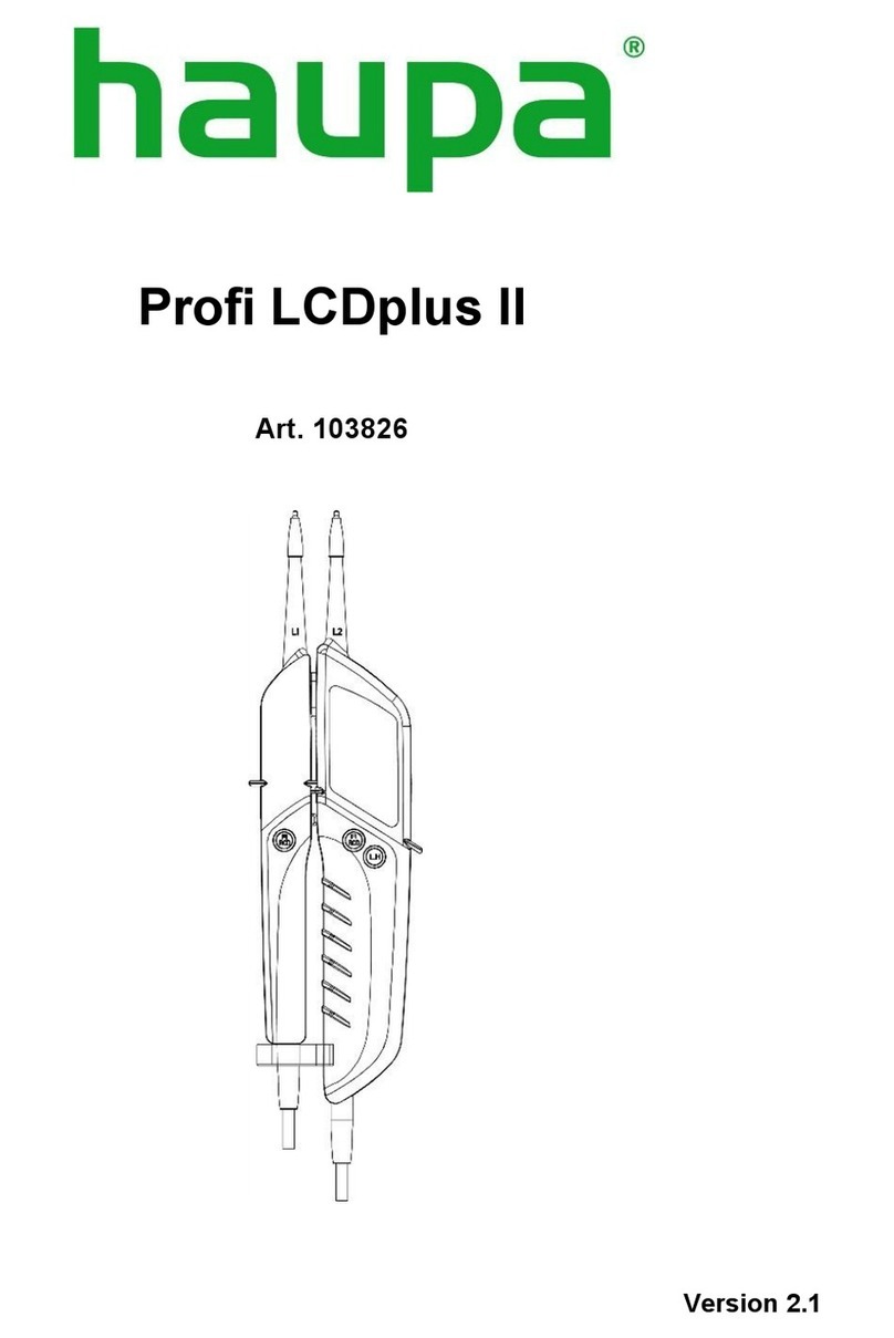 haupa Profi LCDplus II User manual