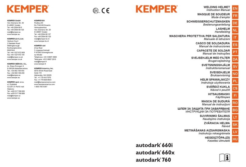 Kemper autodark 660i User manual