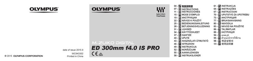 Olympus M.Zuiko Digital ES 300mm f4.0 IS PRO instructions