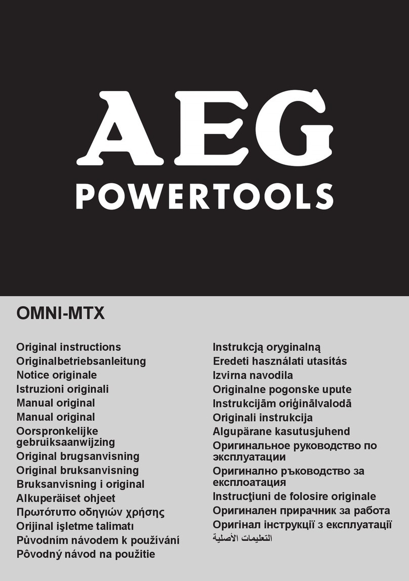 AEG Powertools OMNI-MTX Original instructions