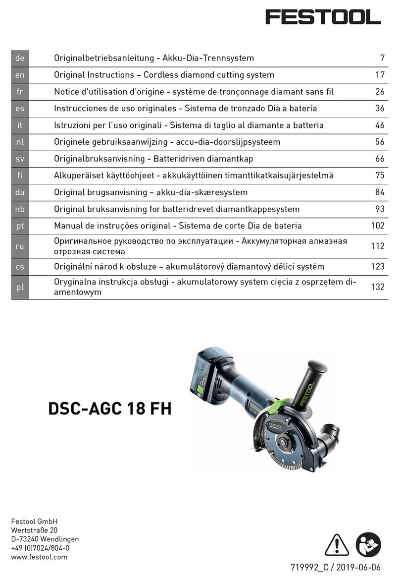 Festool DSC-AGC 18 FH Original instructions