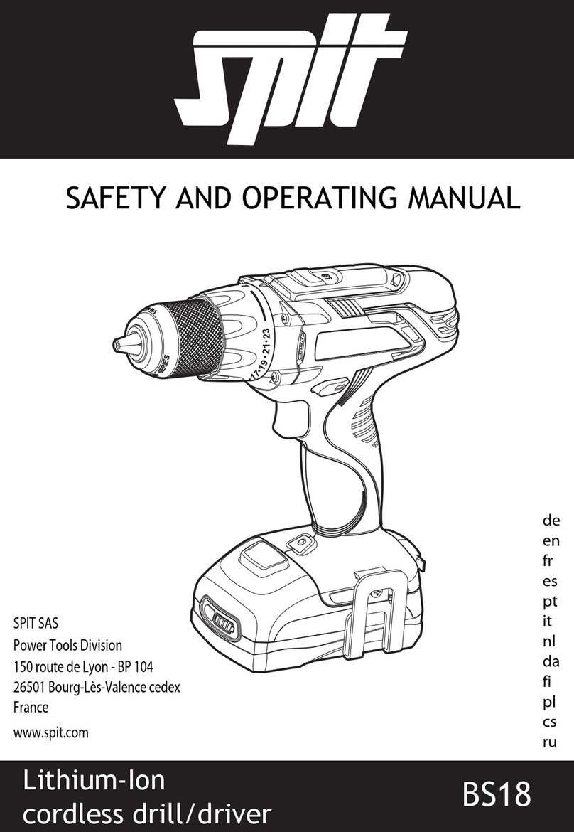 SPIT BS18 Installation manual