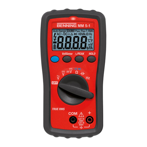 PEWA BENNING MM 6 operating manual