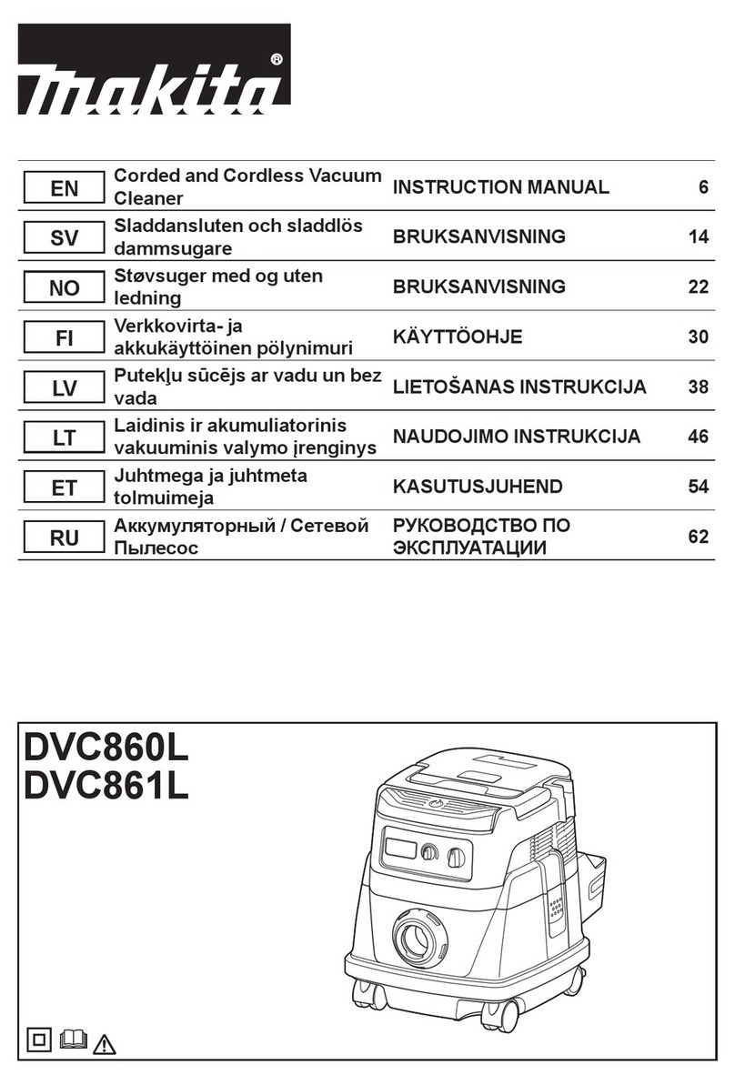 Makita DVC860L User manual Makita DVC860L User manual