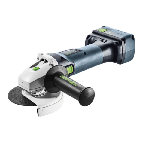 Festool AGC 18 User manual Festool AGC 18 User manual