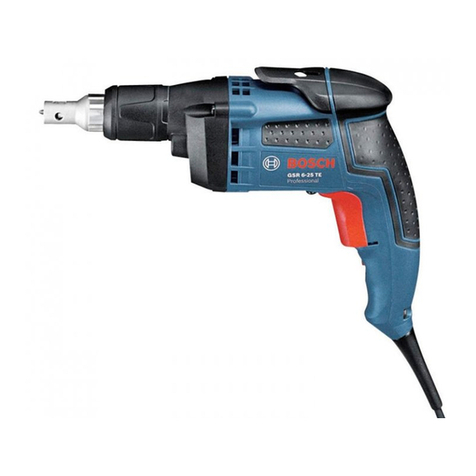 Bosch GSR 6-25 TE PROFESSIONAL User manual