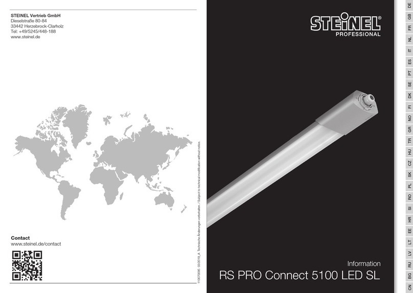 STEINEL RS PRO Connect 5100 LED SL Information STEINEL RS PRO Connect 5100 LED SL Information