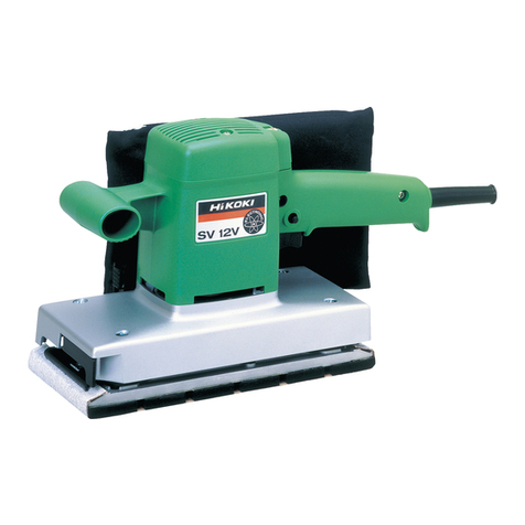 HIKOKI SV 12V Handling instructions