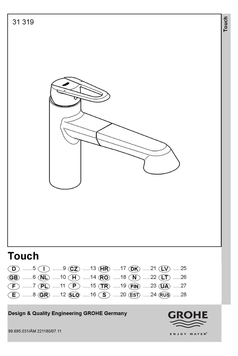 Grohe Touch 31 319 manual