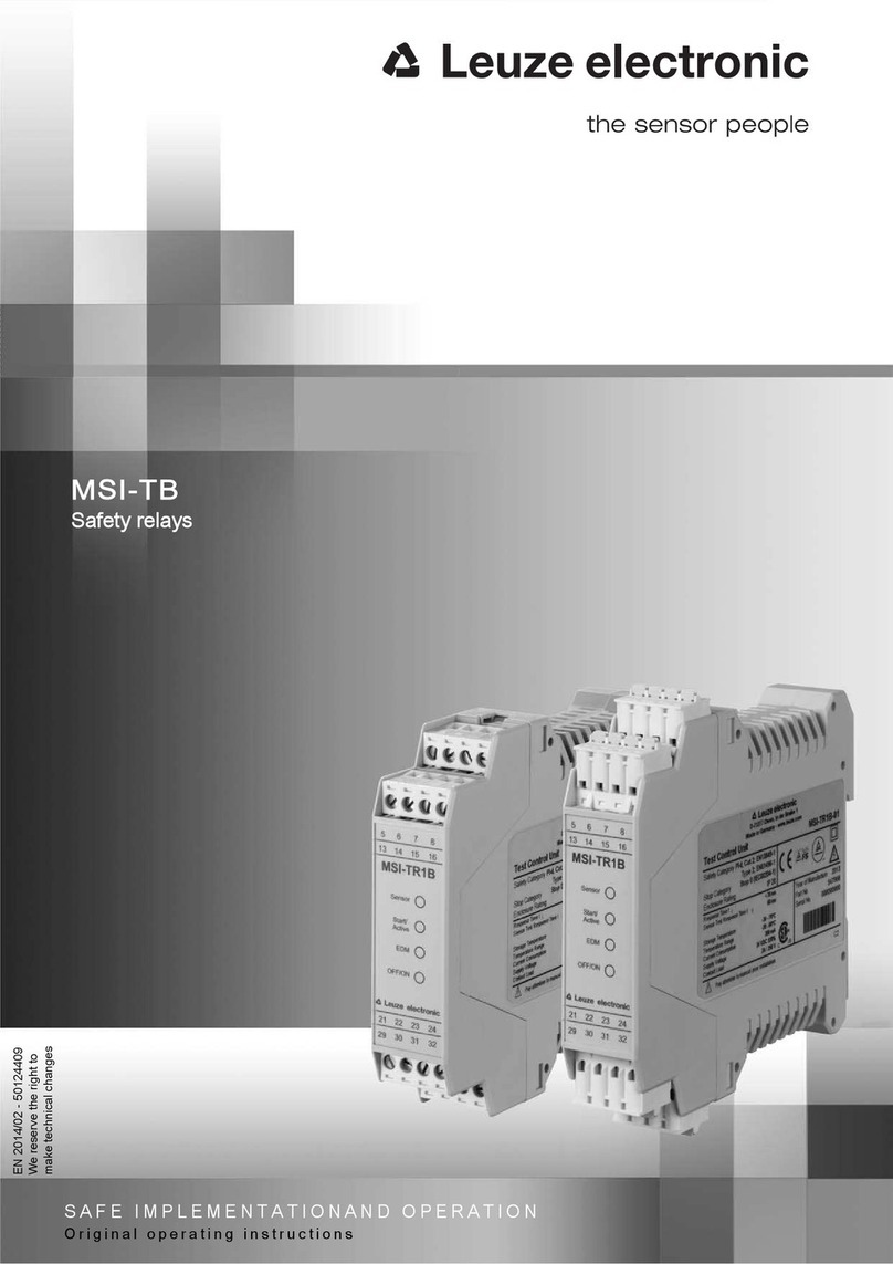 Leuze electronic MSI-TB Series Original operating instructions