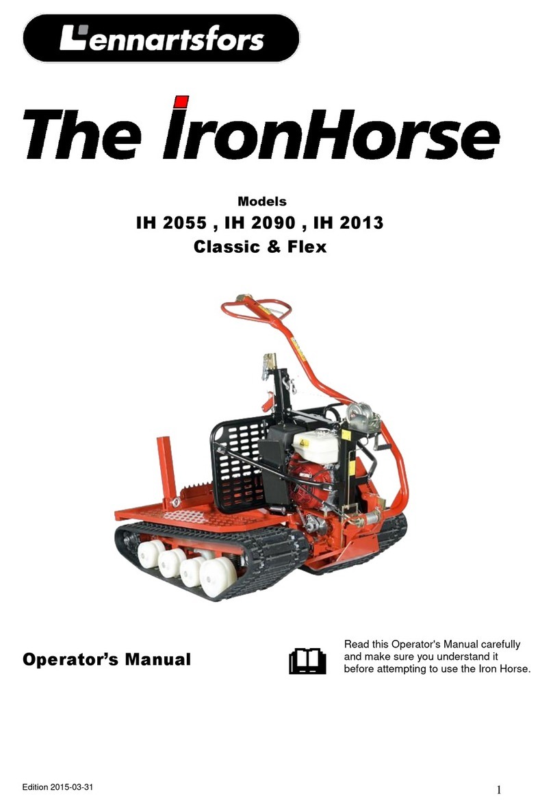Lennartsfors IronHorse IH 2055 Classic Operator's manual