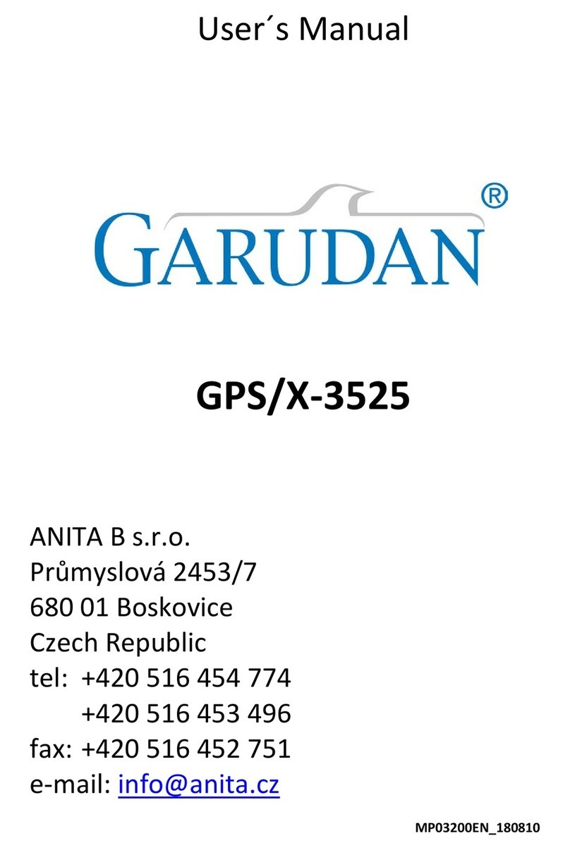 Garudan GPS/X-3525 Series user manual