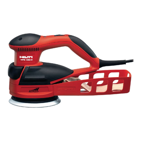 Hilti WFE380 operating instructions