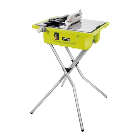 Ryobi WS721S User manual