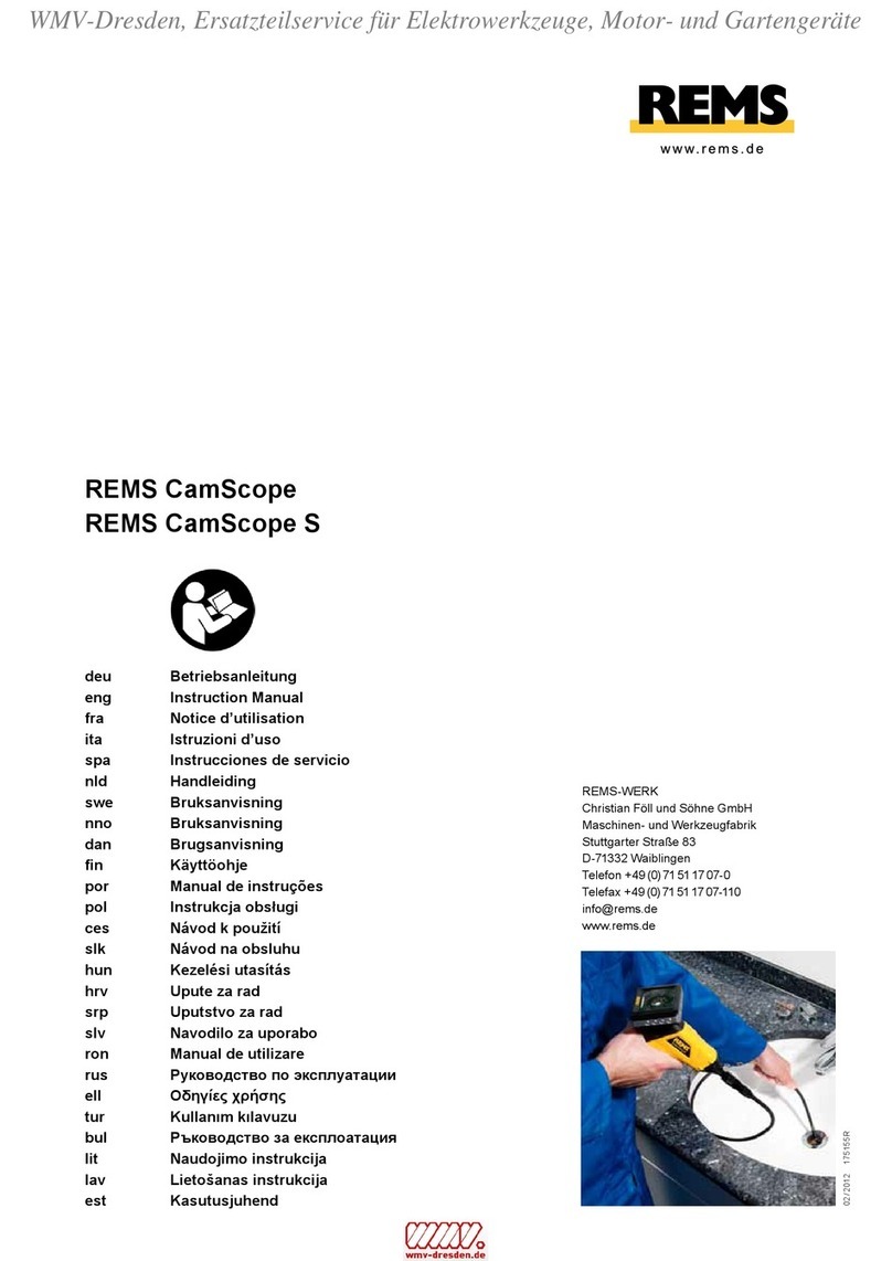 REMS CamScope instruction manual