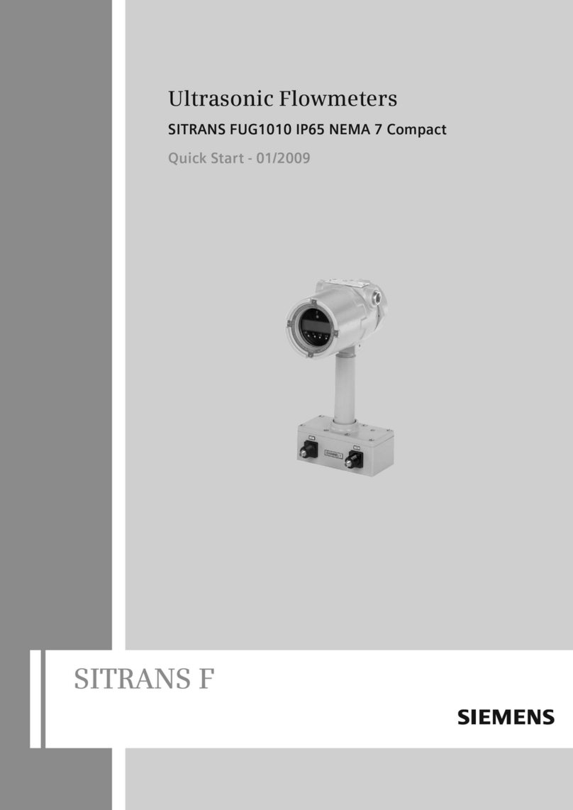 Siemens SITRANS F Series quick start