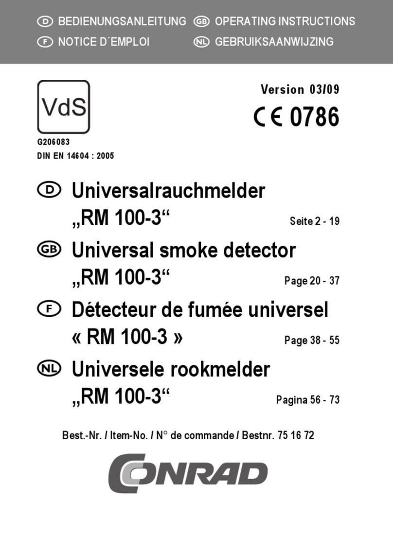 Conrad RM 100-3 User manual