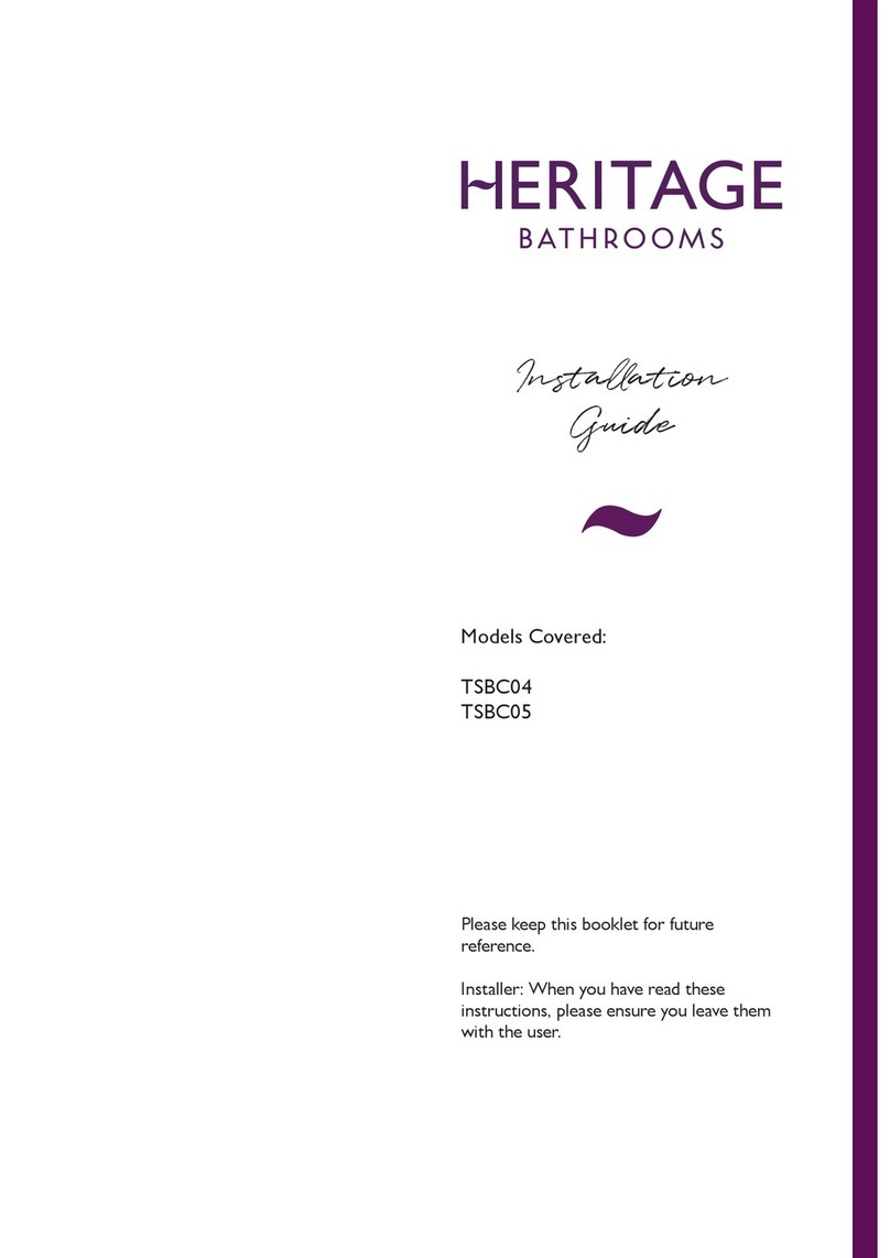 Heritage Bathrooms TSBC04 installation guide